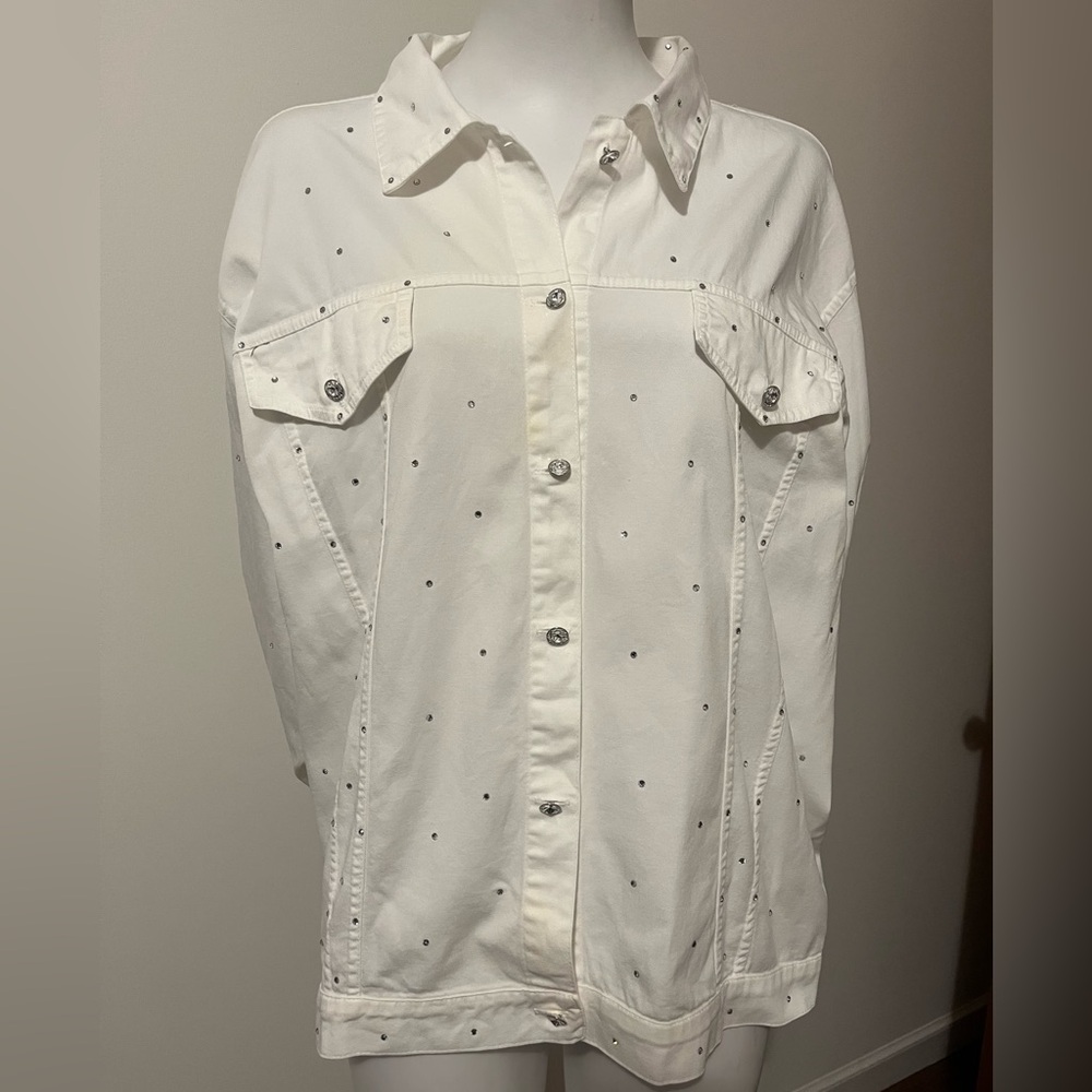Mili Designs Rhinestones Denim Shirt